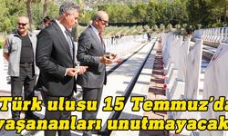 15 Temmuz şehitleri Boğaz Şehitliği’nde düzenlenen törenle anıldı