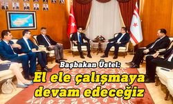 Üstel,TC Dışişleri Bakan Yardımcısı Yasin Ekrem Serim'i kabul etti