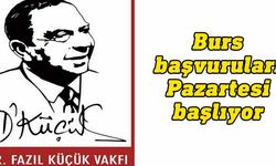 Dr. Fazıl Küçük Vakfı Bursu başvuruları Pazartesi günü başlıyor