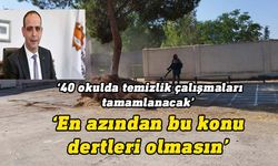 Harmancı: 40 okulumuzdaki tüm çalışmalarımızı tamamlayacağız