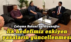 Bakan Gardiyanoğlu, Kamu-Sen heyetini kabul etti