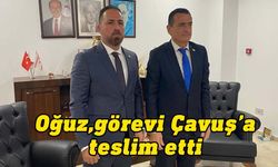 Dursun Oğuz Tarım Bakanlığı görevini Hüseyin Çavuş'a devretti