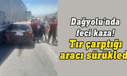 Değirmenlik-Girne anayolunda tır, araca çarptı:2 yaralı,1 tutuklu