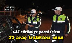 Gazimağusa, Girne ve Güzelyurt’ta asayiş ve trafik denetimi