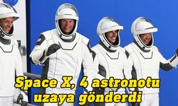 Space X, Uluslararası Uzay İstasyonu'na 4 astronot gönderdi