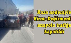 Girne - Değirmenlik (Dağyolu) anayolu araç trafiğine kapatıldı