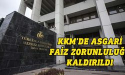 Türk lirası dönüşümlü Kur Korumalı Mevduat hesaplarında asgari faiz zorunluluğu kaldırıldı