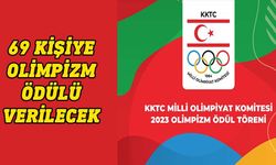 KKTC MOK 2023 Olimpizm Ödülleri veriliyor