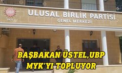 UBP Merkez Yönetim Kurulu yarın toplanıyor