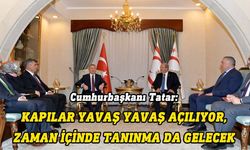 Tatar, Oktay başkanlığındaki TBMM Dışişleri Komisyonu heyetini kabul etti