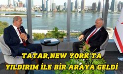 Cumhurbaşkanı Tatar New York'ta Binali Yıldırım’ı kabul etti