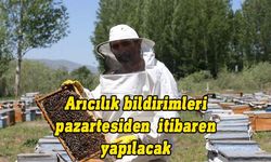 Arıcılık bildirimleri pazartesinden itibaren Veteriner Dairesi’ne yapılabilecek