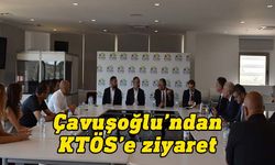 Eğitim Bakanı Çavuşoğlu,KTÖS'ü ziyaret etti