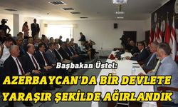 Başbakan Üstel Azerbaycan ziyaretiyle ilgili basın toplantısı düzenledi