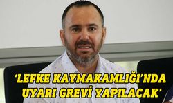 Kamuda örgütlü 3 sendika yarın Lefke Kaymakamlığı’nda bir saatlik uyarı grevine gidecek