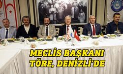 Meclis Başkanı Töre, temaslarda bulunmak üzere Denizli'ye gitti