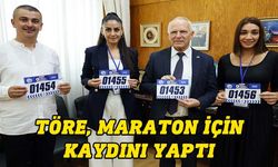 Meclis Başkanı Töre, maratona kayıt oldu