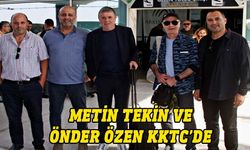 Tekin ve Özen KTSYD'nin düzenleyeceği seminere katılmak üzere KKTC'ye geldi