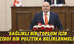 UBP Girne Milletvekili Küçük'ten bağımlılıkla mücadele için tedbir çağrısı