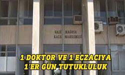 Gazimağusa’da dün tutuklanan biri doktor diğeri eczacı 2 zanlıya 1'er gün tutukluluk