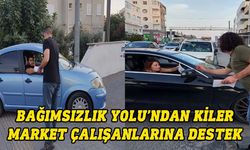 Bağımsızlık Yolu, market çalışanlarına destek için bildiri dağıttı