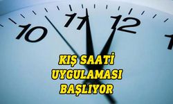 Kış saati uygulaması 29 Ekim Pazar günü başlıyor