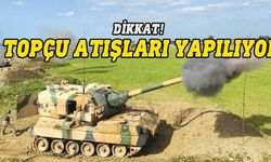 Beyköy Atış ve Tatbikat alanında topçu atışları yapılıyor