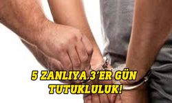 Sahte reçete soruşturması: Mahkemeye çıkarılan 5 zanlı için 3'er gün tutukluluk kararı verildi