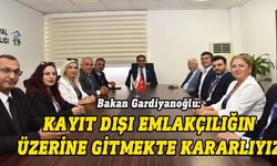 Gardiyanoğlu, Mersin Emlakçılar Odası heyetini kabulünde vurguladı