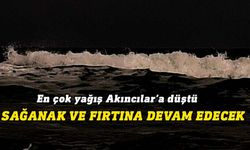 Yağmur ve fırtına bugün de yer yer devam edecek