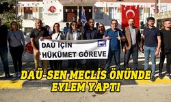 DAÜ-SEN, DAÜ bütçesinin komitede görüşülmesi talebiyle eylem yaptı