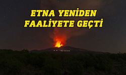 İtalya'da Etna Yanardağı yeniden faaliyete geçti