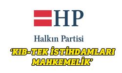 HP: Hakkı yenilen genç, Halkın Partisi'nin desteğiyle dava açtı