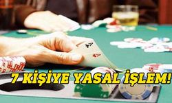 Yeşilyurt’ta kahvehanede kumardan 7 kişiye yasal işlem