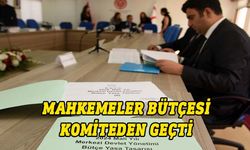 Mahkemeler bütçesi oy birliğiyle komitede kabul edildi