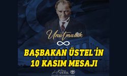 Üstel: Atatürk'ün ilkelerinin aydınlattığı yolda geleceğe doğru emin adımlarla yürümeye devam edeceğiz