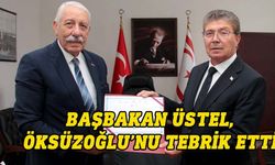 Üstel, Türk Dünyası Şiir Ödülü'nü kazanan Oktay Öksüzoğlu ile görüştü