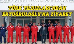 Dışişleri Bakanı Ertuğruloğlu Türk Yıldızları pilotlarını kabul etti