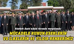 Ulu önder Atatürk törenlerle anılıyor