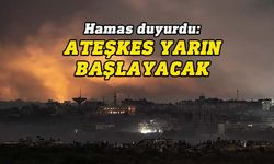 Hamas: İnsani ara yarın saat 10.00'da yürürlüğe girecek