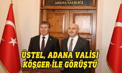 Başbakanı Üstel, Adana Valisi Köşger'i ziyaret etti