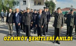 5 Ozanköy şehidi için anma töreni düzenlendi