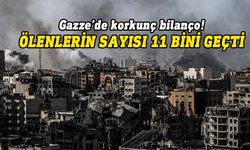 İsrail'in Gazze'ye düzenlediği saldırılarda can kaybı 11 bin 78'e çıktı