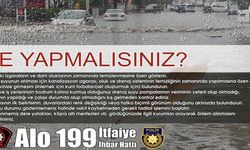 PGM İtfaiye Müdürlüğü, sel olayları ile mücadele ve alınacak tedbirleri açıkladı