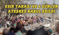 İsrail hükümeti, Hamas ile esir takası anlaşmasını ve geçici ateşkesi kabul etti