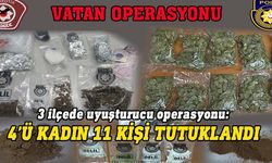 Narkotikten Vatan Operasyonu:11 tutuklu