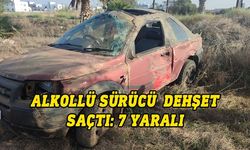 19 yaşındaki alkollü sürücünün yaptığı kazada 7 kişi yaralandı