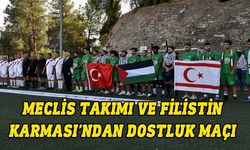 Meclis Futbol Takımı ile Filistin Karması dostluk maçı yaptı