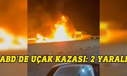 ABD'de küçük uçak otobana düştü, 2 kişi yaralandı