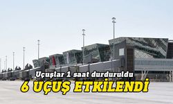 Ercan Havaalanı 1 saatliğine hava trafiğine kapatıldı